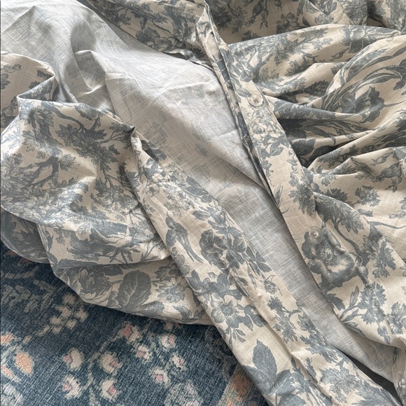 Pottery Barn Sorrel Toile Duvet Cover & Shams - Picture 10 of 12